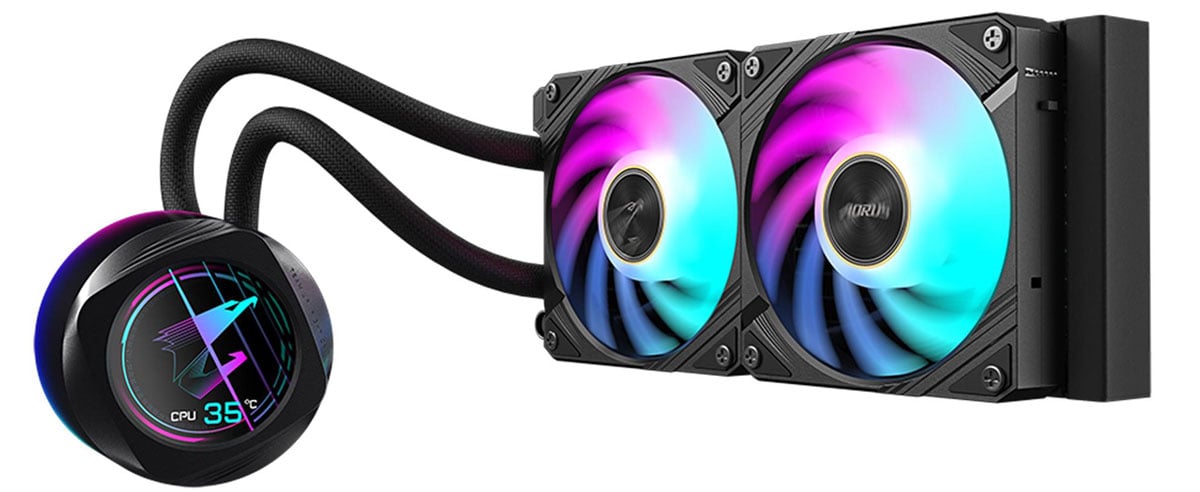 Chłodzenie wodne Gigabyte WaterForce X II 240 ARGB 2x120mm