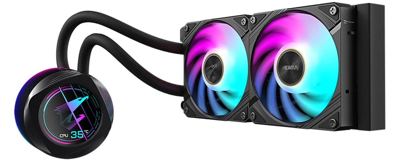 Chłodzenie wodne Gigabyte WaterForce X II 240 ARGB 2x120mm