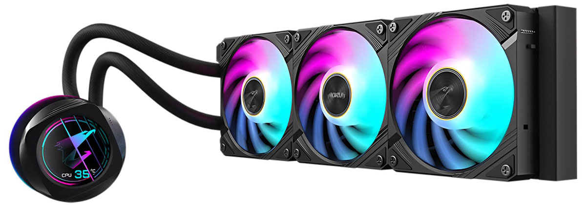 Chłodzenie wodne Gigabyte WaterForce X II 360 ARGB 3x120mm