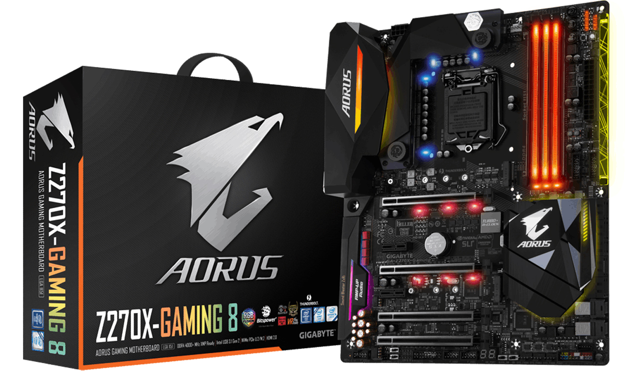 Płyta główna Gigabyte Aorus Z270X-Gaming 8 XSplit Gamecaster i Killer DoubleShot-X3 Pro