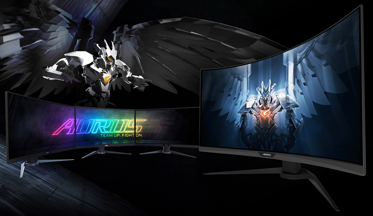 Gigabyte Aorus CV27Q czarny HDR - Monitory LED 27