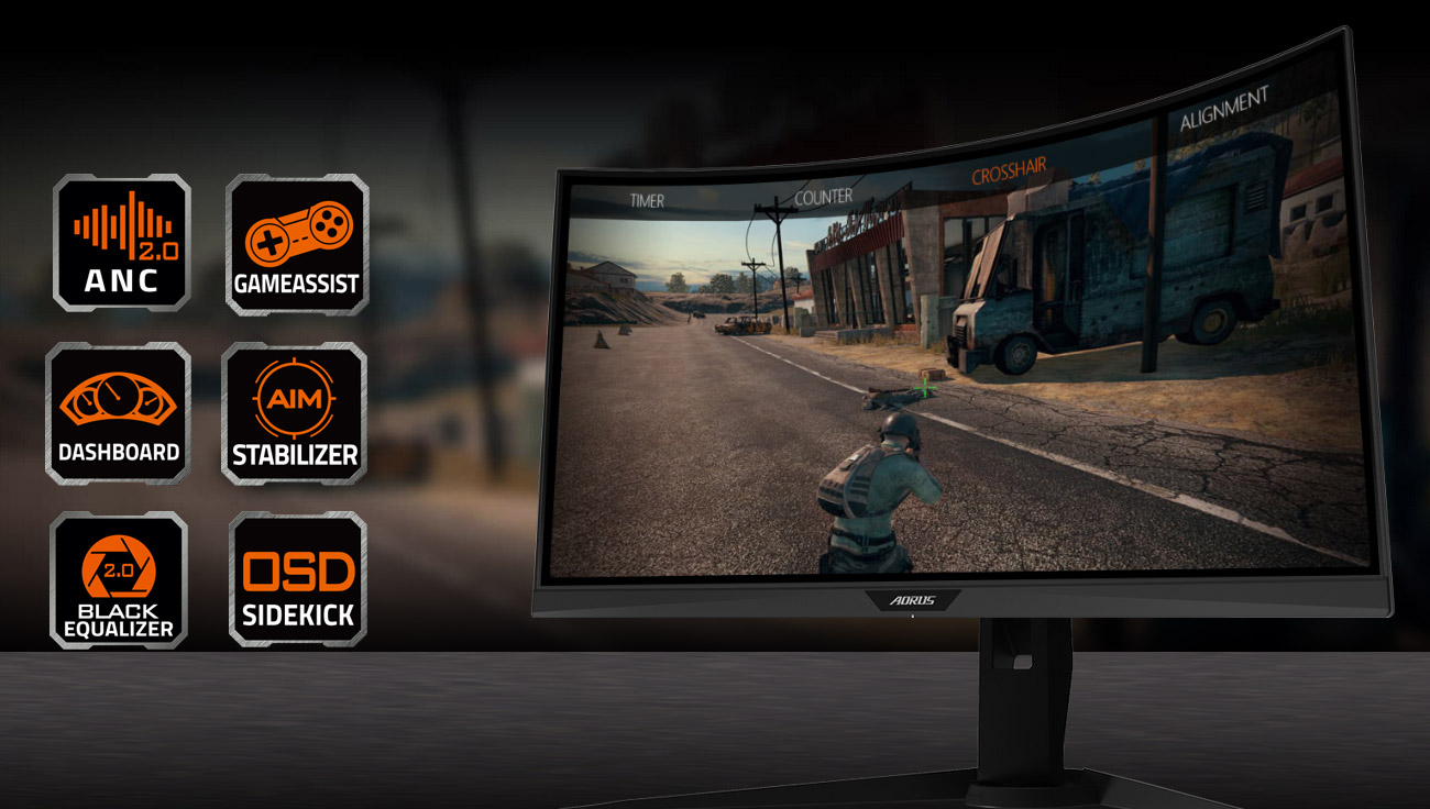 Monitor gamingowy Gigabyte Aorus CV27Q