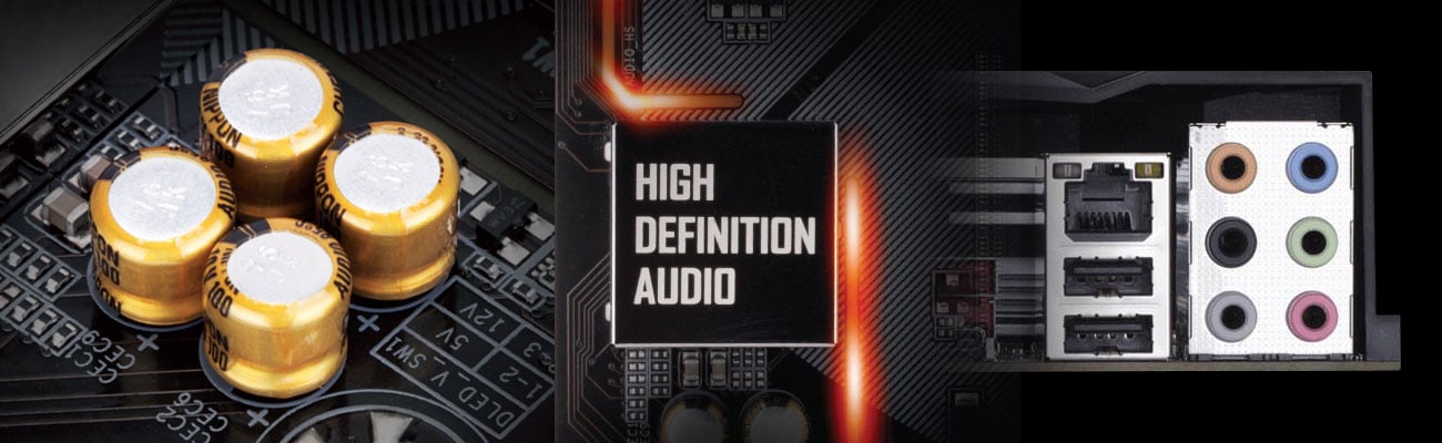 Gigabyte B360 AORUS GAMING 3 WIFI High Definition Audio