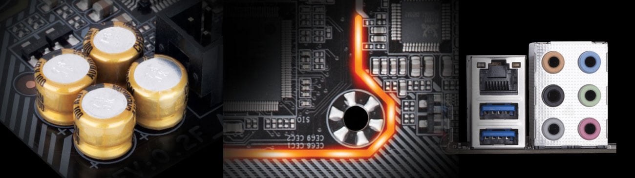 Gigabyte B360M AORUS GAMING 3 Dźwięk audio Realtek ALC892