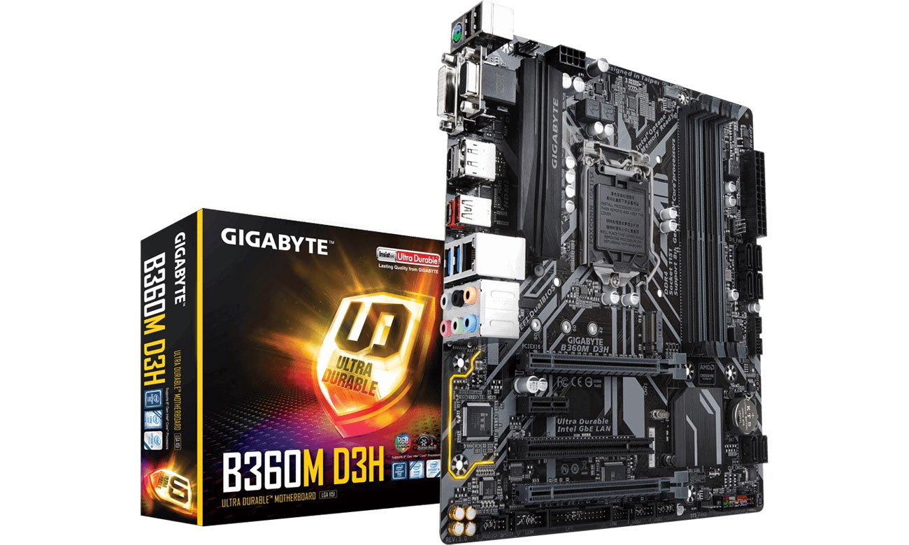Płyta główna Socket 1151 Gigabyte B360M D3H