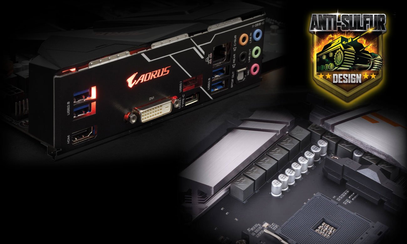Gigabyte B450 AORUS PRO Bezpieczeństwo