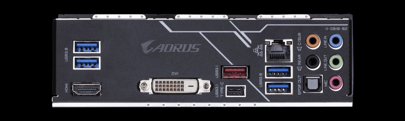Gigabyte B450 AORUS PRO Porty USB