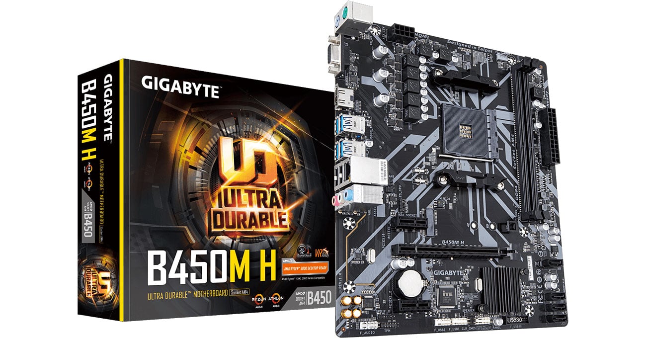 Gigabyte B450M H Płyta główna box