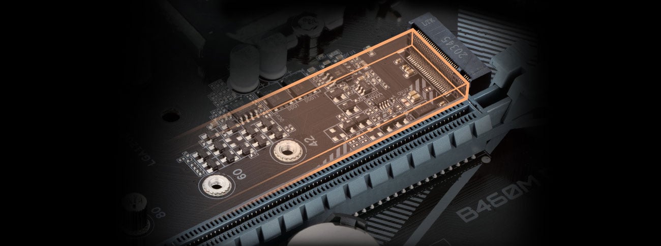 Gigabyte B460M DS3H V2 - Złącze M.2