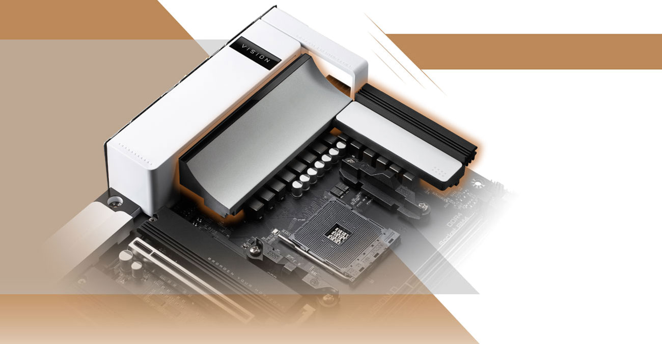 Gigabyte B550 VISION D-P - Zasilanie