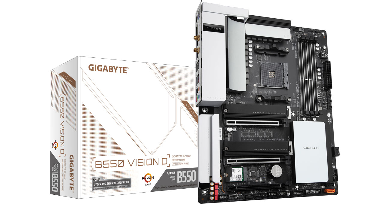 Gigabyte B550 VISION D