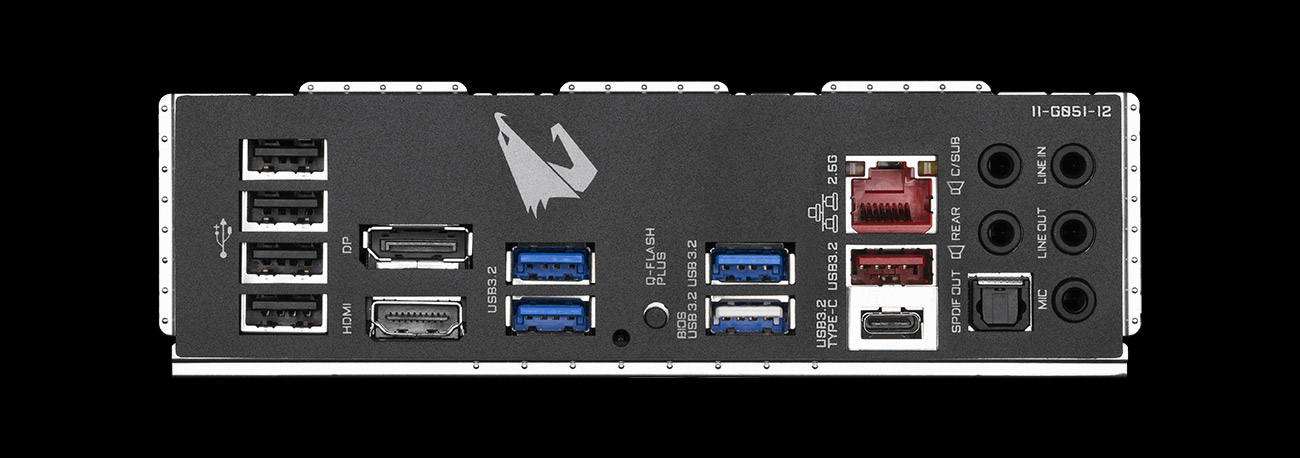 Gigabyte B550M AORUS PRO-P - Złącza