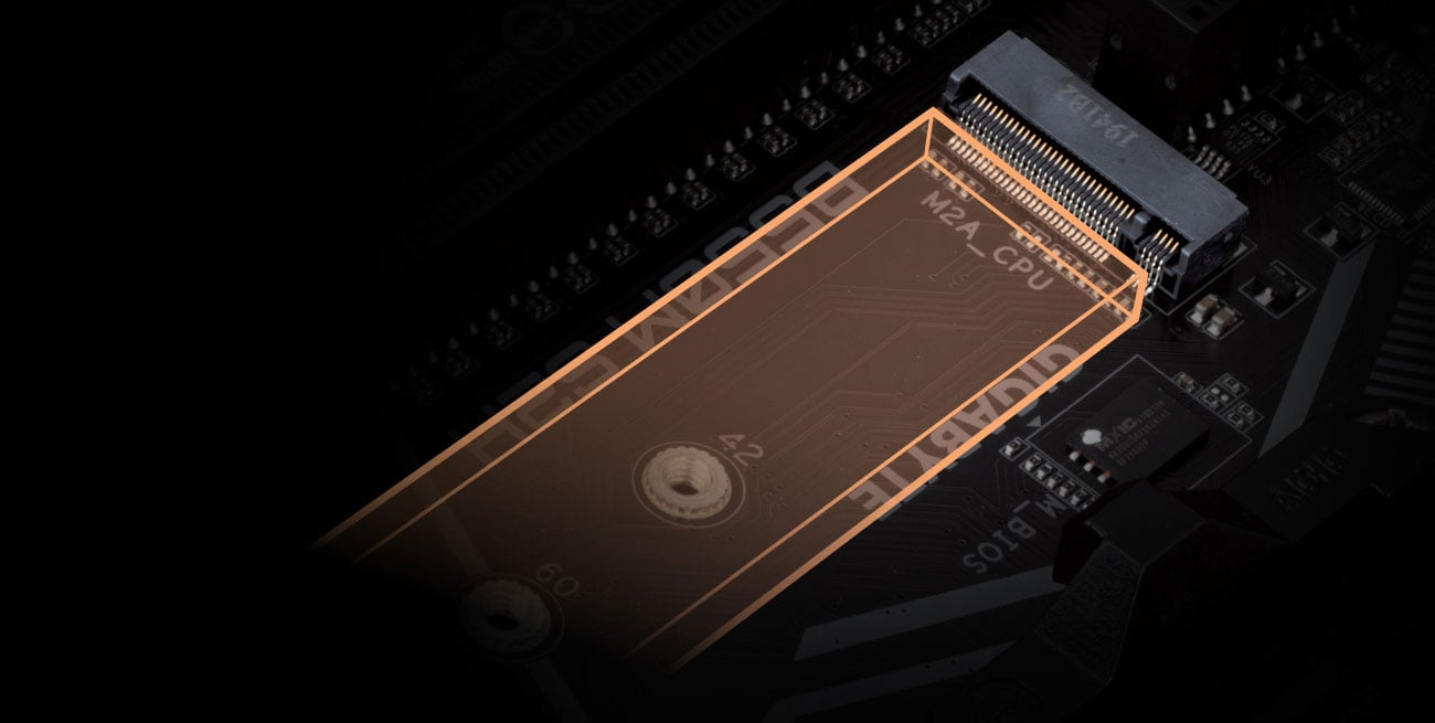 Gigabyte B550M S2H - Złącza M.2