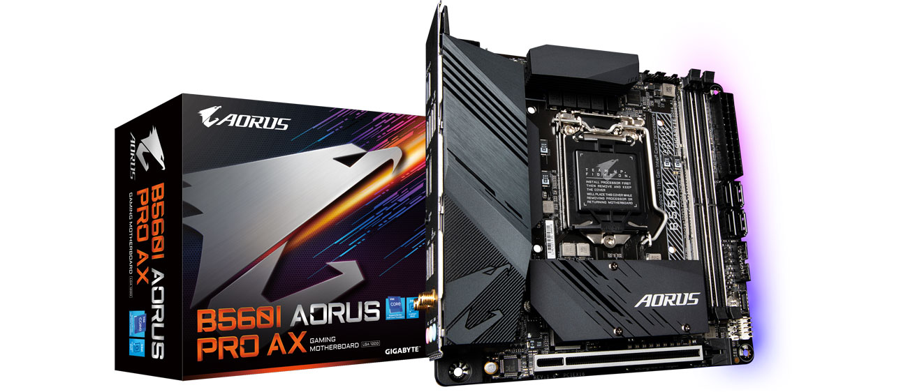 Płyta główna Socket 1200 Gigabyte B560I AORUS PRO AX