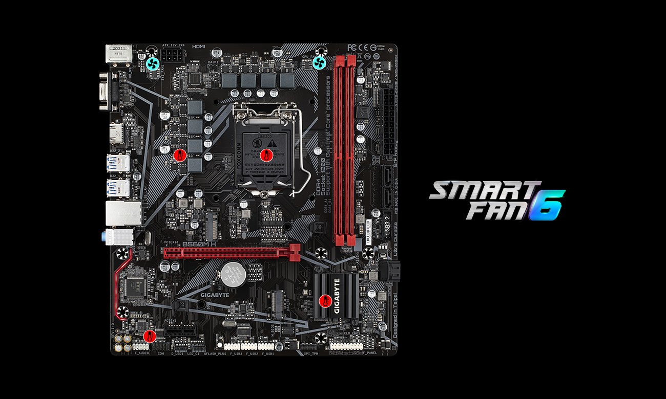 Gigabyte B560M H - Smart Fan 6