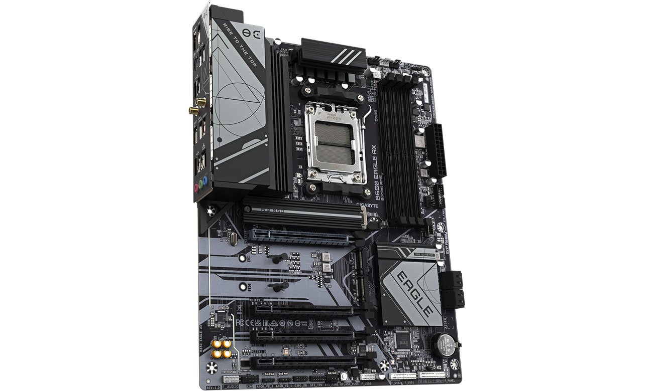 Gigabyte B650 EAGLE AX Seitenansicht