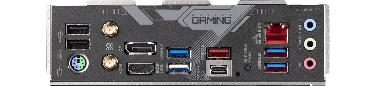 Gigabyte B650 GAMING X AX Porty