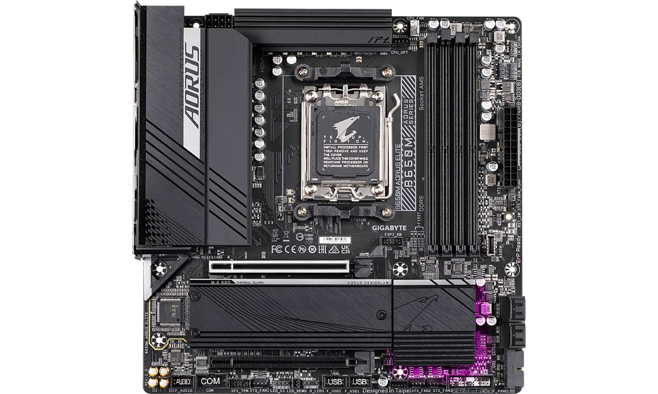 Gigabyte B650M AORUS ELITE Chłodzenie