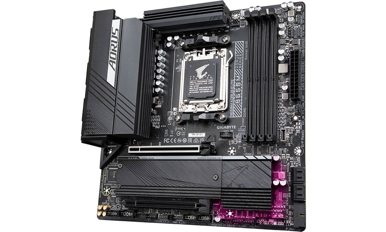 Gigabyte B650M AORUS ELITE Złącza