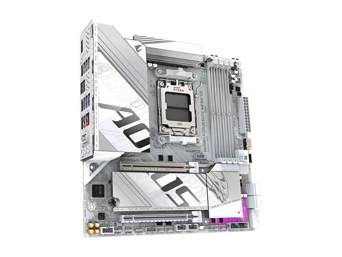Gigabyte B850M AORUS ELITE WIFI6E ICE
