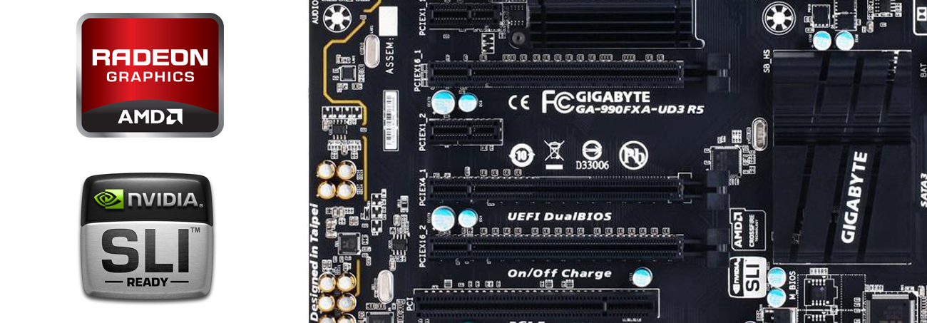 Gigabyte GA-990FXA-UD3 R5 crossfire sli