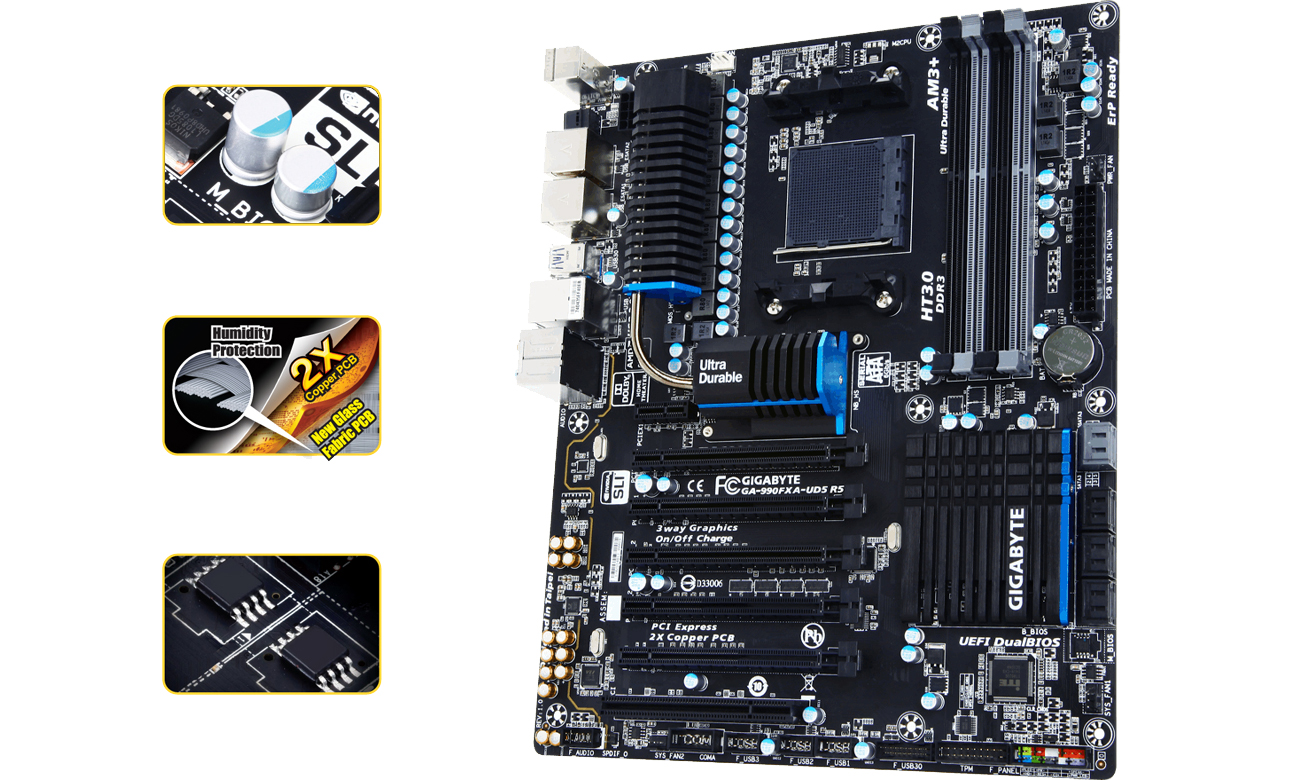 Gigabyte GA-990FXA-UD5 R5