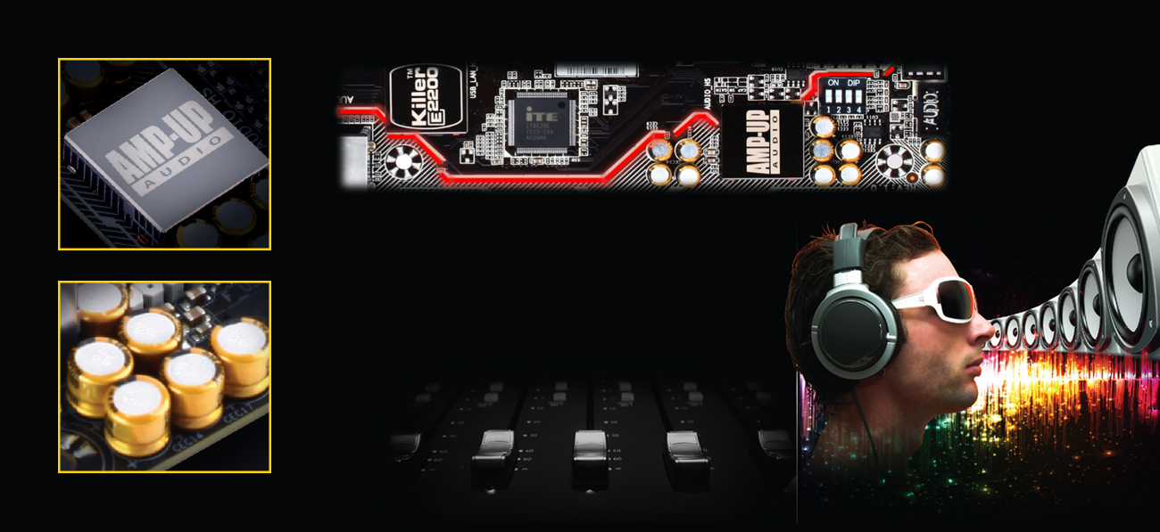 Gigabyte GA-990X-GAMING SLI audio