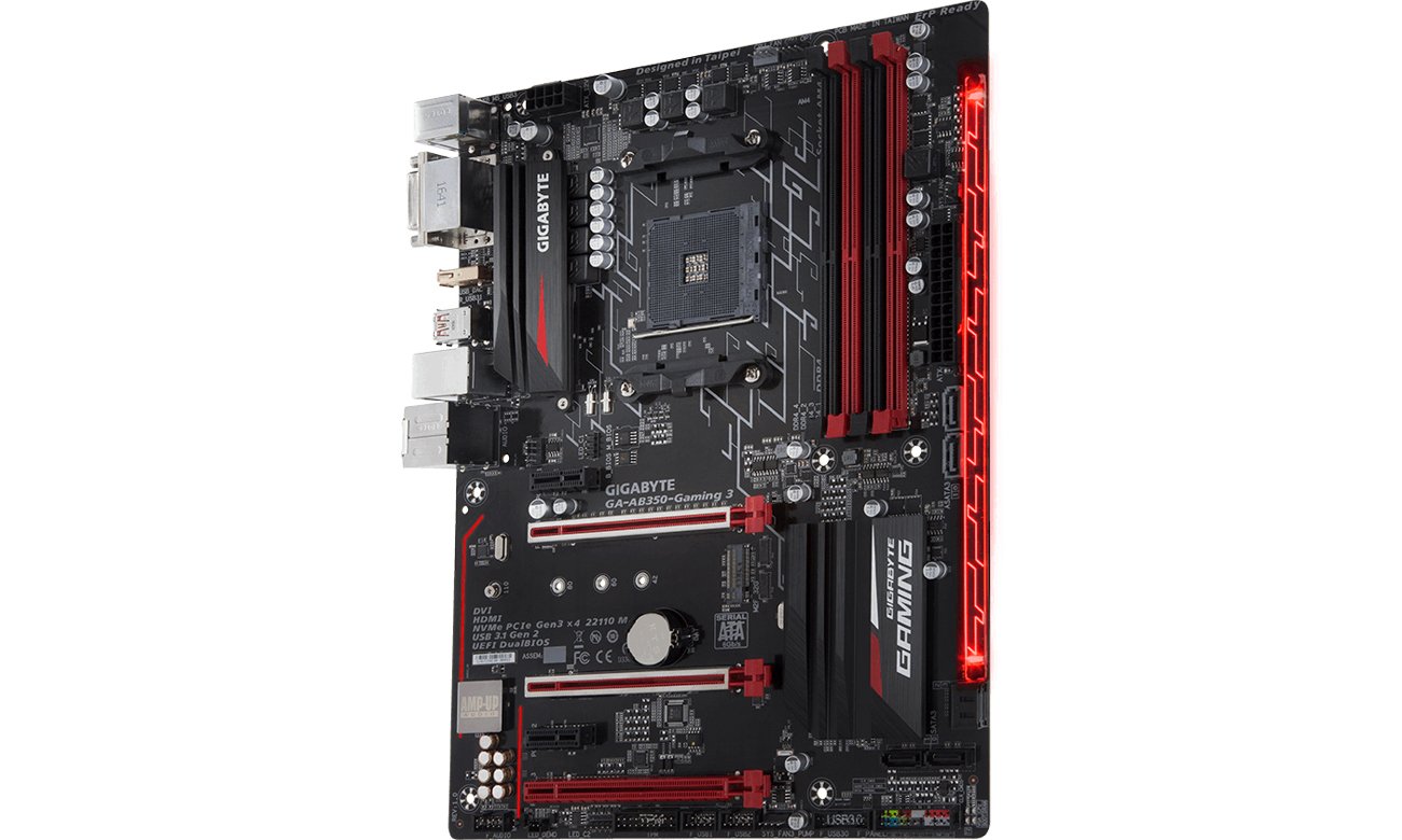 Płyta główna Socket AM4 Gigabyte GA-AB350-Gaming 3