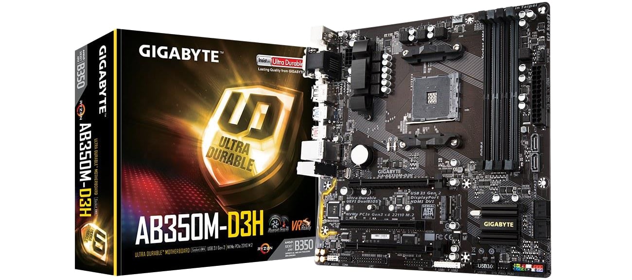 Płyta główna AM4 Gigabyte GA-AB350M-D3H