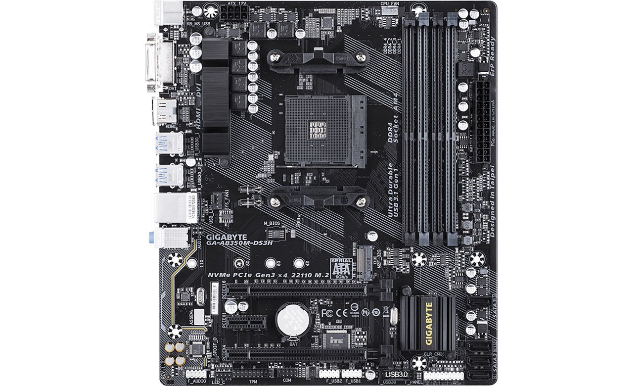 Gigabyte GA-AB350M-DS3H
