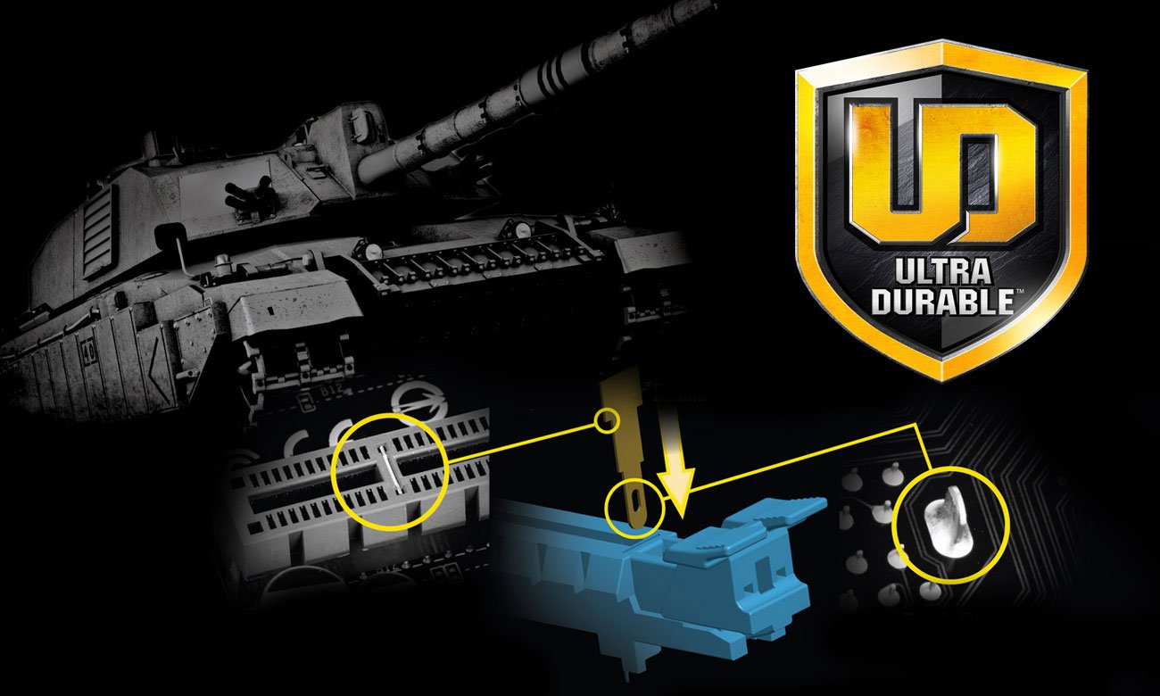 Gigabyte GA-AB350M-DS3H Wytrzymałość Ultra Durable