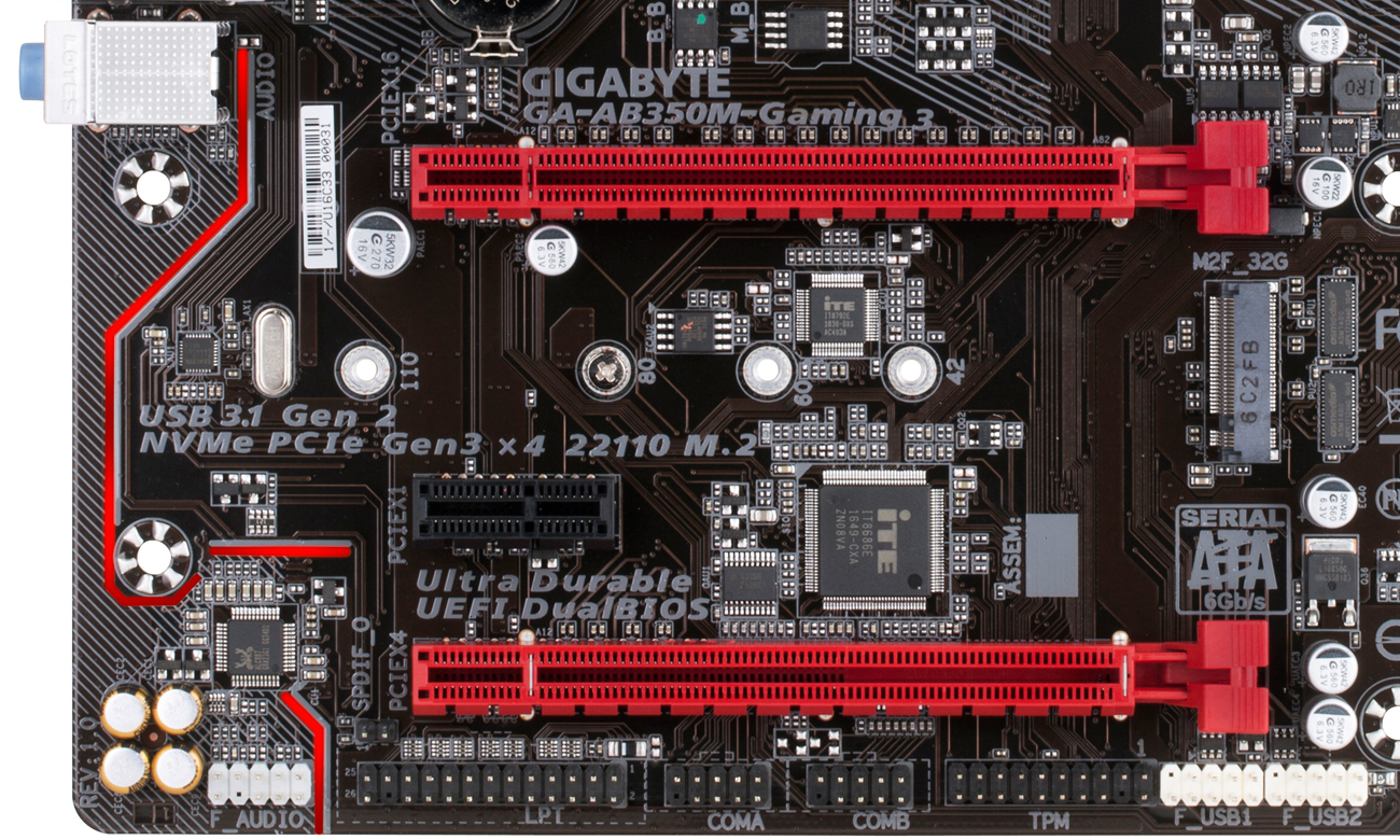 Gigabyte GA-AB350M-GAMING 3 układ audio