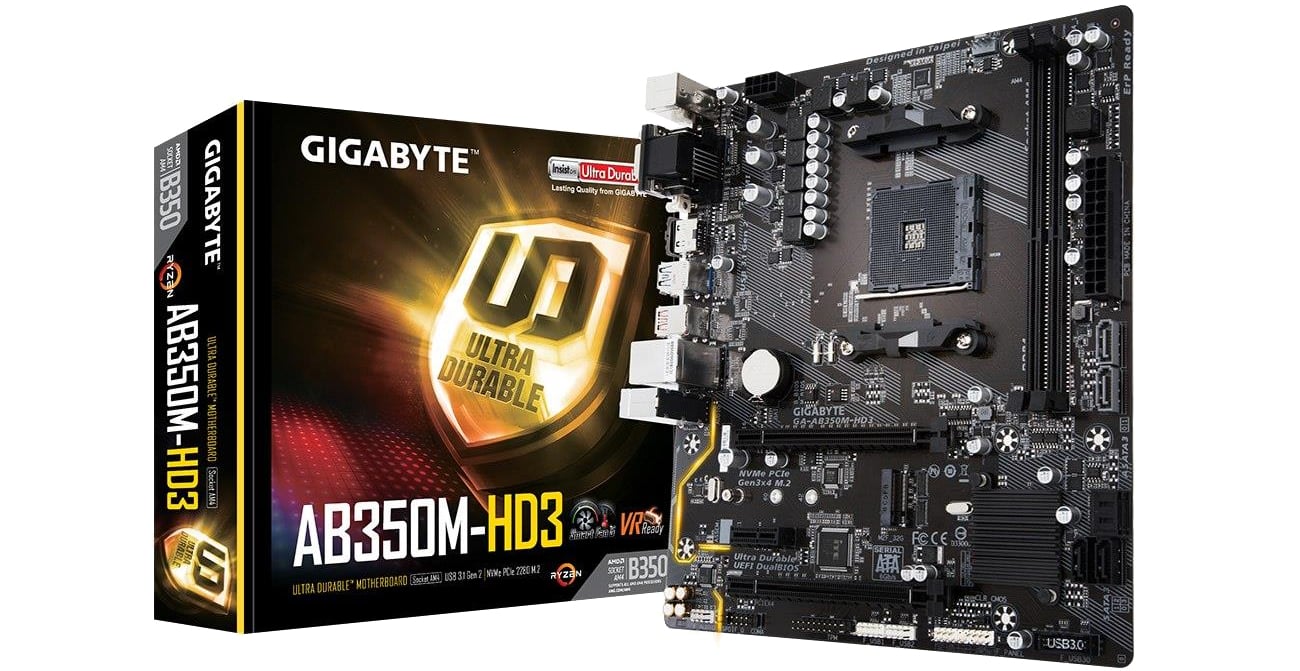 Płyta główna AM4 Gigabyte GA-AB350M-HD3