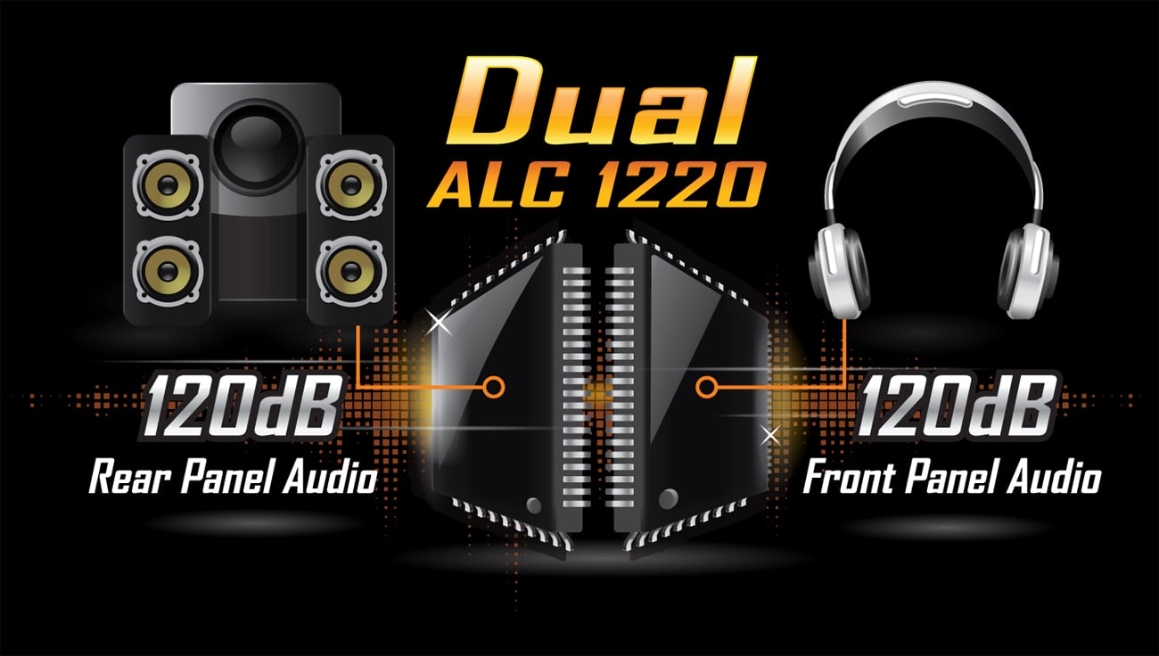 Gigabyte GA-AX370-GAMING K7 audio