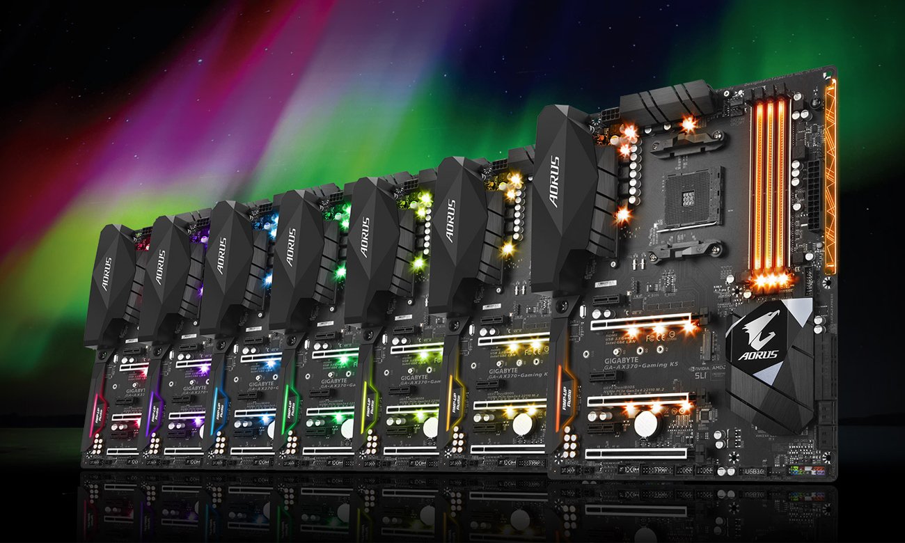 Gigabyte GA-AX370-Gaming K5 RGB Fusion