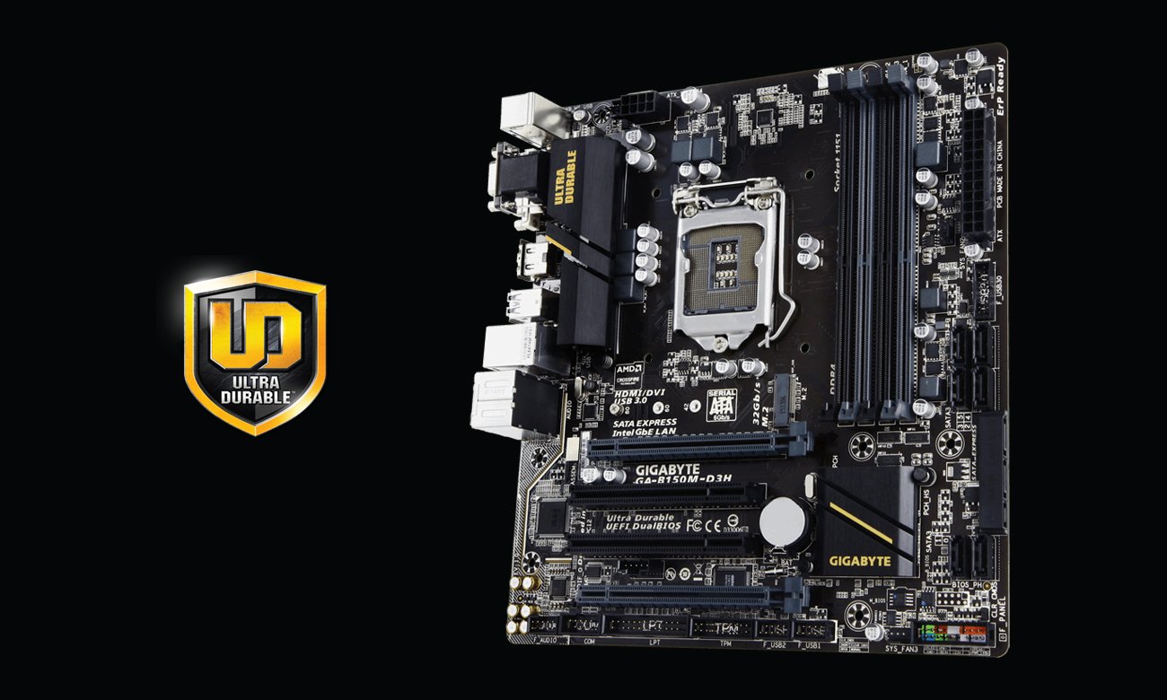 Gigabyte GA-B150M-D3H Ultra Durable