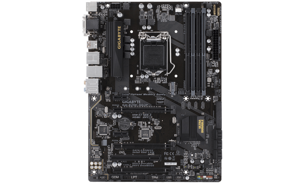 Gigabyte GA-B250-HD3P audio