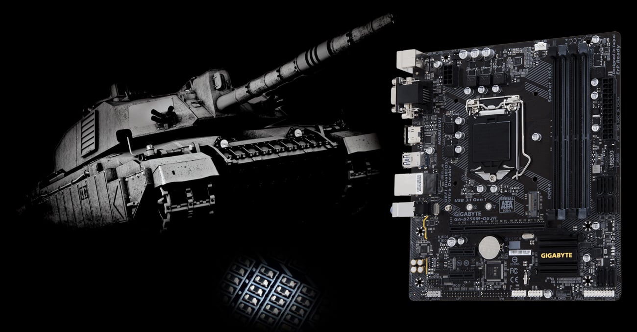 Gigabyte GA-B250M-DS3H Anti-Sulfur