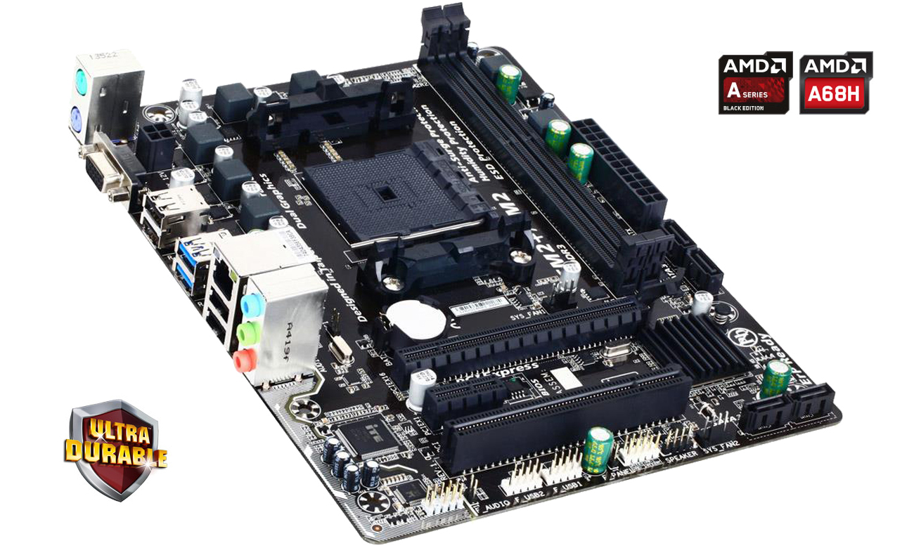 Gigabyte GA-F2A68HM-S1 ultra durable