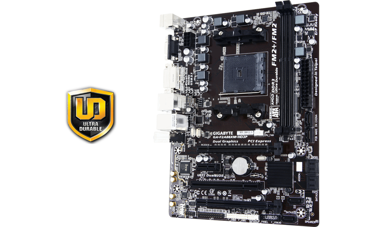 Gigabyte GA-F2A88XM-HD3P Ultra Durable