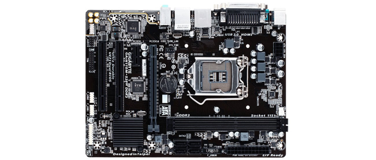 Gigabyte GA-H110M-S2PH port usb 3.0