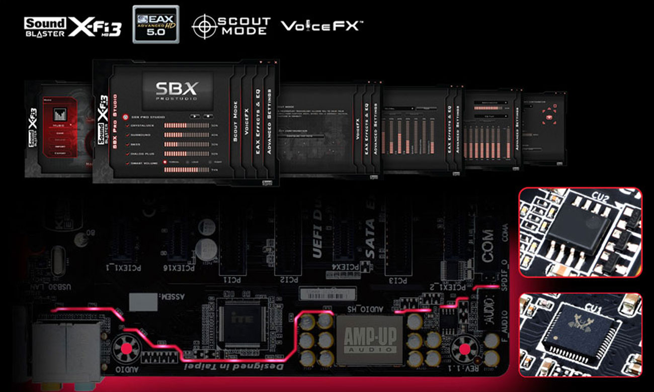 Gigabyte GA-H97-GAMING 3 audio