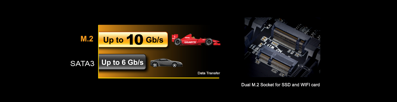 Gigabyte GA-X99-UD4 Dual M.2 dla SSD i WiFi