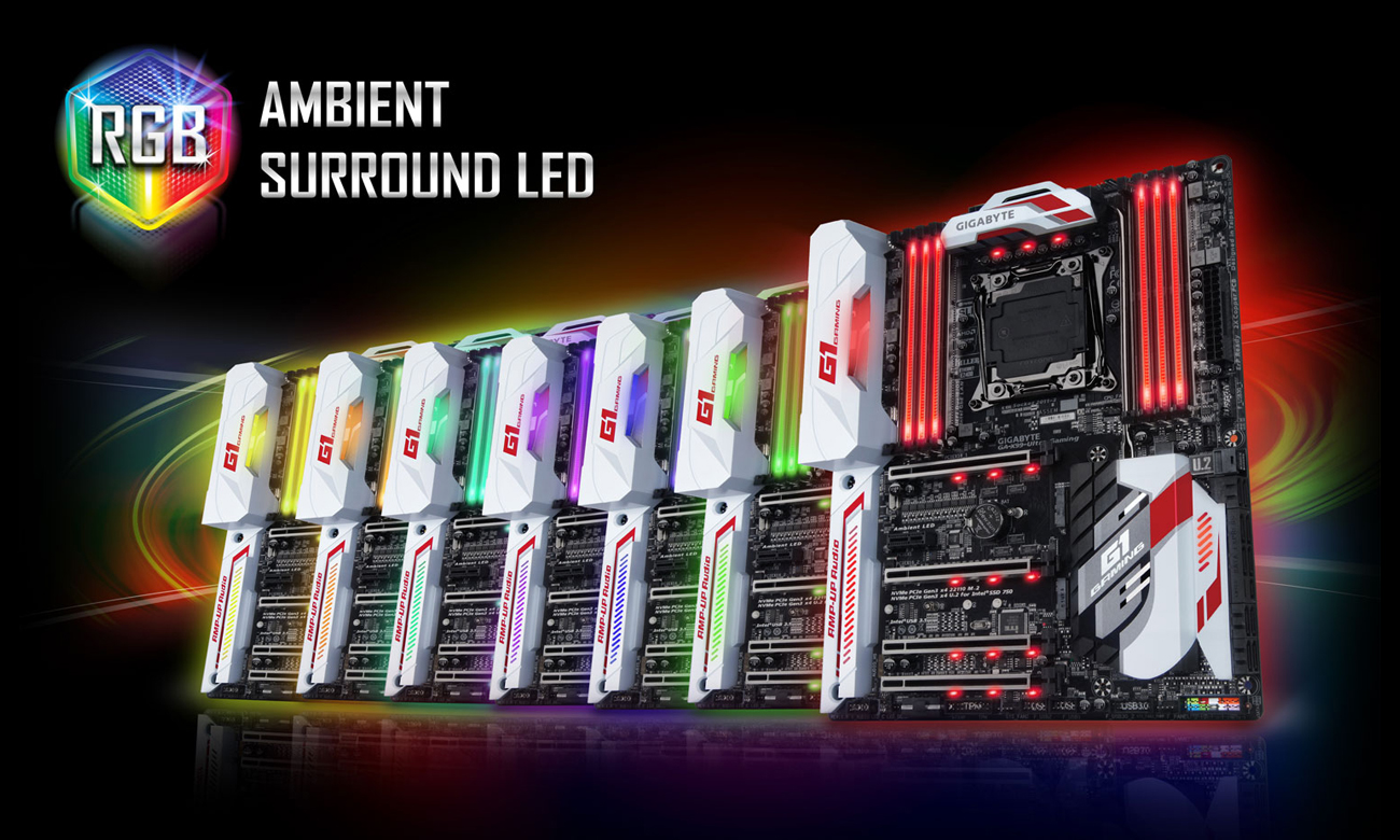 Gigabyte GA-X99-ULTRA GAMING Ambient Surround LED