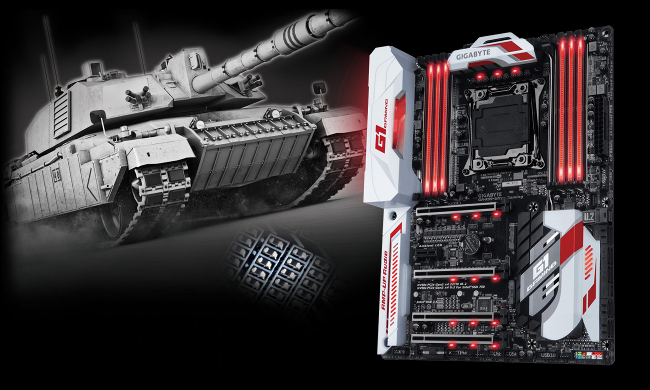 Gigabyte GA-X99-ULTRA GAMING anty-siarkowa konstrukcja