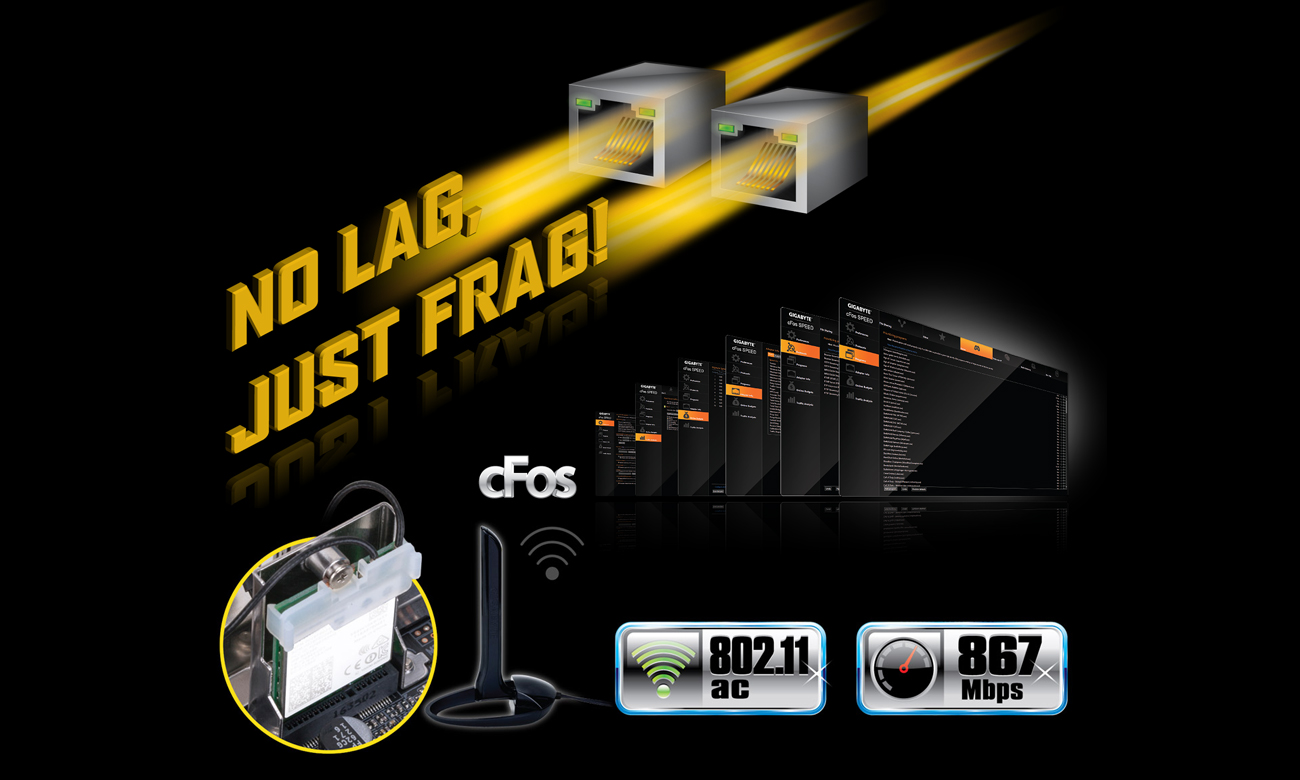 Intel® GbE LAN 802.11ac