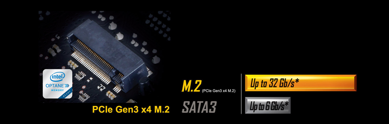 Złącze PCIe Gen3 x4 M.2