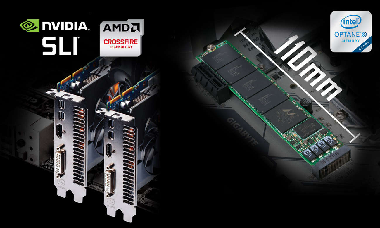 Gigabyte GA-Z270X-DESIGNARE Intel Optane SLI Crossfire