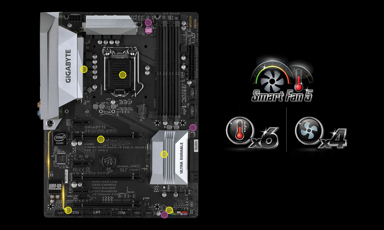Gigabyte GA-Z270X-UD3 Smart Fan 5