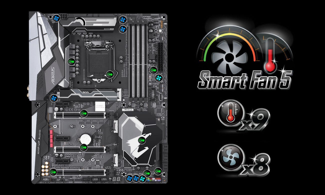 Gigabyte Aorus Z370-Gaming 7 Smart Fan 5